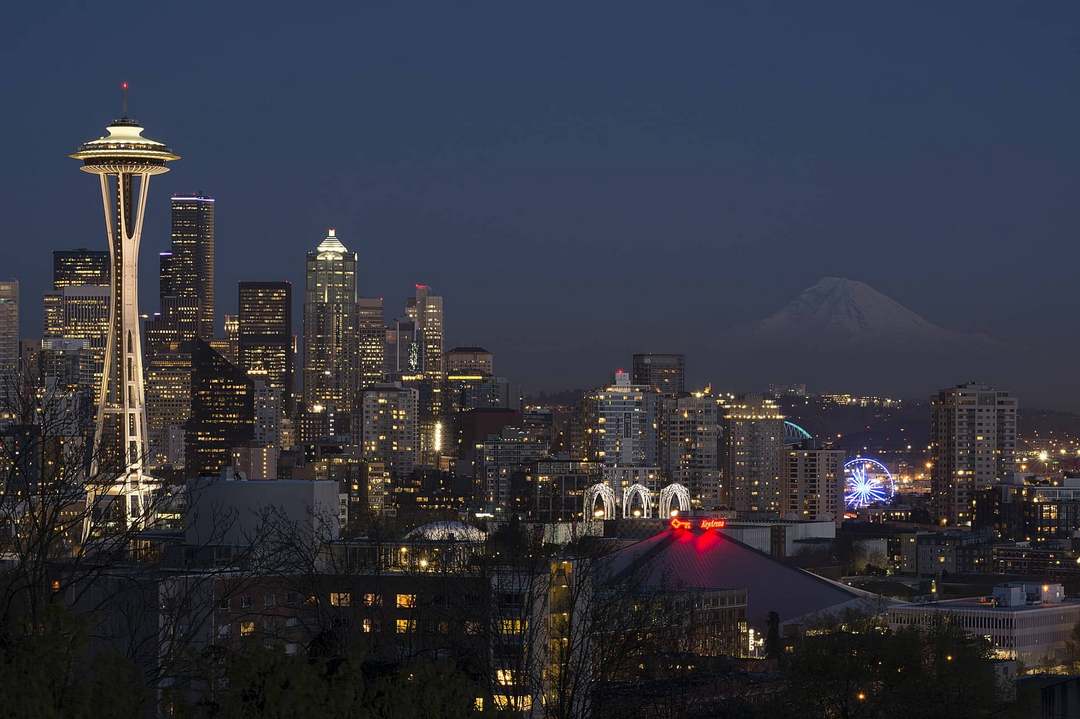 Seattle Washington Night