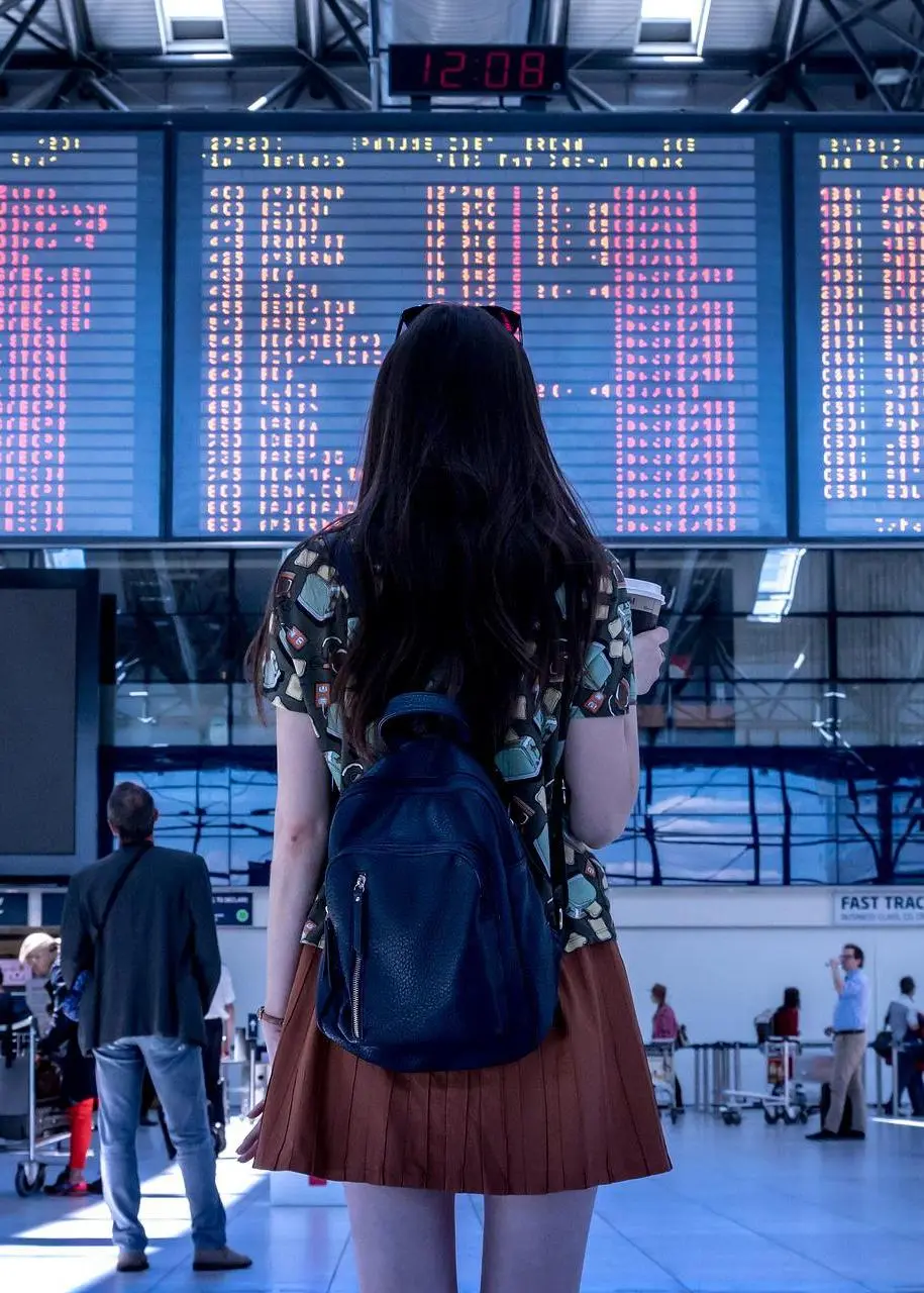 Girl In Airport